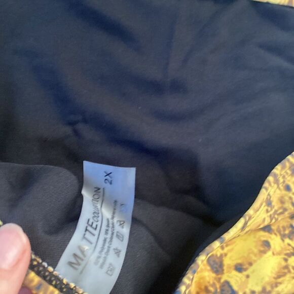 Matte Swim Nyke One Piece leopard print 2X NWT in packaging never‎ worn! - Picture 5 of 6